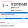 thumbnail image 2 of Front Right Lower Control Arm and Ball Joint Assembly - Compatible with 1994 - 1997, 1999 - 2001 Chrysler LHS 3.5L V6 1995 1996 2000, 2 of 2