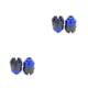 thumbnail image 4 of Riwesomey 2X Copas de eje de pieza reemplazada de horquilla delantera a prueba de golpes profesional instalar fácilmente dureza de superficie Azul 2piezas, 4 of 6