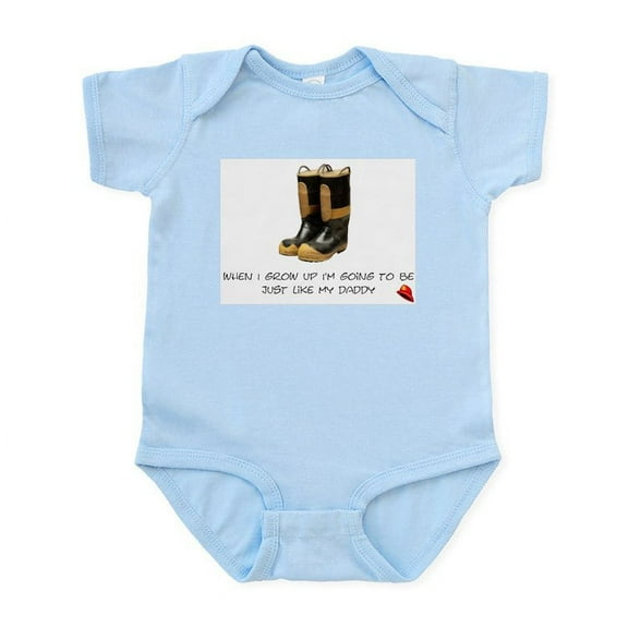 CafePress - Just Like My Daddy Infant Bodysuit - Baby Light Bodysuit, Size Newborn - 24 Months