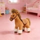 thumbnail image 5 of Muñeca Peluche de poni realista de carreras de caballos para niños y eventos del zodíaco (1 unidad) JASKFLY, 5 of 9
