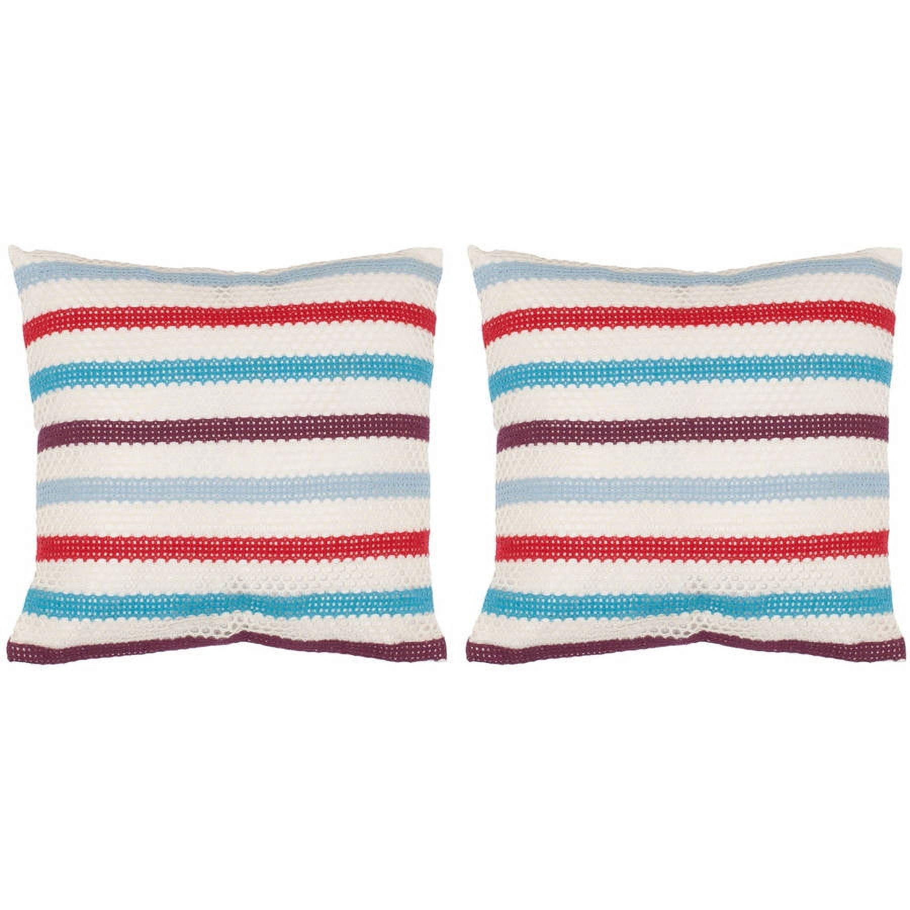 Safavieh Bleeker Striped Pillow, Set of 2