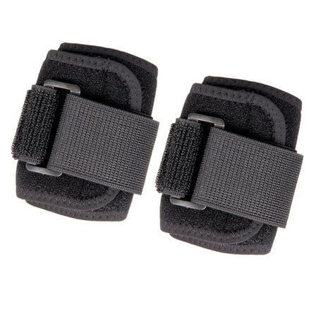 LOLIPPYY 2Pcs Tennis Elbow Strap in Black with Superior Durability and Comfortable Fit