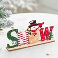 thumbnail image 5 of Matoen Christmas Table Signs Decorations Wooden Centerpiece Tabletop Santa Claus Wood Desktop Decor for Kitchen Home Xmas Holiday Party Supplies, 5 of 5
