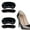 B:Black 2 pairs, variant on MEETSWEET Shoe Insoles & - Suede Fabric Loose Shoe Padding for Buffer Effect and Comfortable Fit(Black 2 pairs)