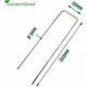 thumbnail image 2 of Estacas de fijación de acero galvanizado (50 piezas) - Grapas de fijación resistentes para telas de acolchado, cercas y redes - 150 mm de largo, 30 mm de ancho, Ø 3 mm, 2 of 5
