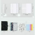 thumbnail image 5 of ziyahi Notebook Binder with Label Stickers for Cash Bills Budgeting Expense Saving Black, 5 of 5