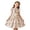 z260828-1-Beige, variant on XEGLSBU Girls Dresses Size 10/12 Girls Summer Floral Dress Short Sleeve Waist Ruffle Skirt with Belt for Kids Blue Size 8-9 Years