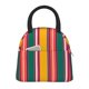 thumbnail image 1 of Fotbe Vertical Stripes Bolsa de Almuerzo con Estampado, Lonchera Aislada, Contenedor de Comida Reutilizable Tipo Cooler a Prueba de Fugas, 1 of 6