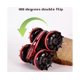 thumbnail image 3 of Chargeable Roadster Car Model Stick Control 360 Degrees Rotation Amphibious Remote Controlled Stunt Roadster Car Model for Home - Red, 3 of 5