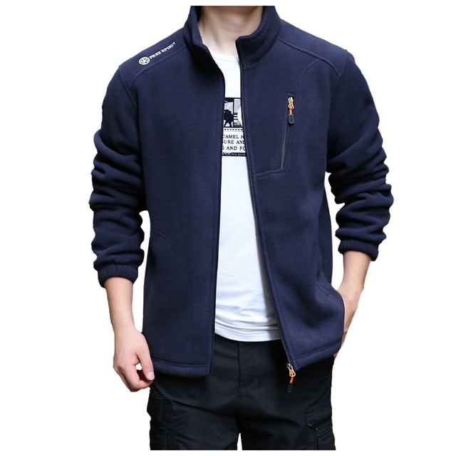 Men's Softshell Jacket with Thermal Hooded Windproof Outdoor Winter Coat for Hiking Camping
