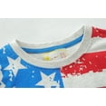 thumbnail image 2 of FEDPOP Toddler Boys 4th of July T-Shirt American Flag Short Sleeve Tees 2-7 Years, 2 of 6
