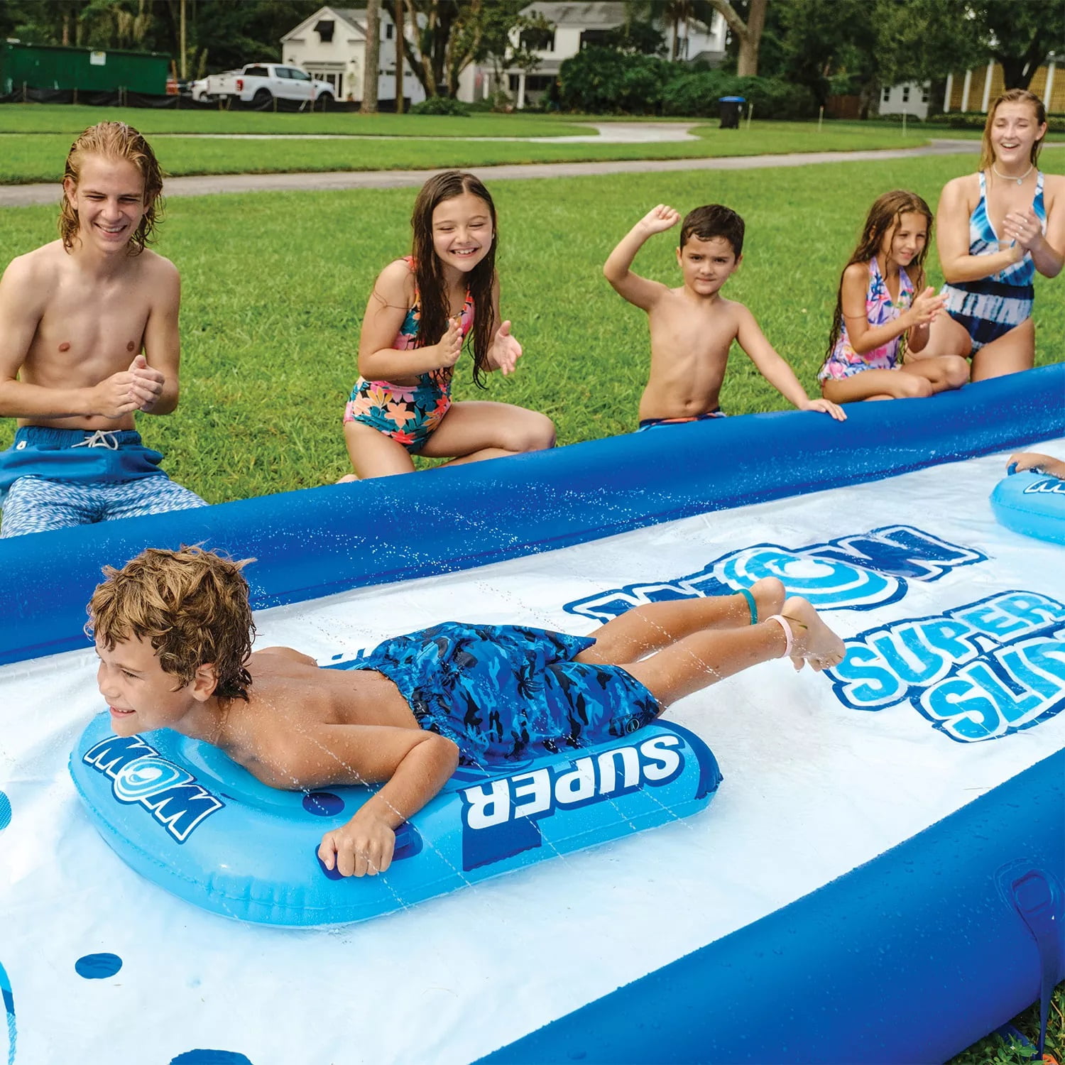 WOW World of Watersports 25' x 6' Super Slide with Sprinklers (Assorted  Colors)