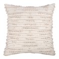 thumbnail image 2 of Laddha Home Designs Handwoven Reversible Striped Outdoor Throw Pillow Cover - 20" - Beige and Cream, 2 of 6