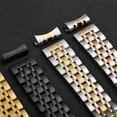thumbnail image 4 of Thinsony Stainless Steel Interchangeable Bracelet For Smartwatches Guaranteed Wide Compatibility Watch Strap gold 15mm, 4 of 6