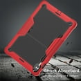 thumbnail image 5 of ELEHOLD Rugged Case for Samsung Galaxy Tab S9+ (2023) Three-Layer Hybrid Muti-Functional Case with Built-in Kickstand Pencil Holder Shockproof Case for Samsung Tab S9 Plus 12.4",Red, 5 of 7