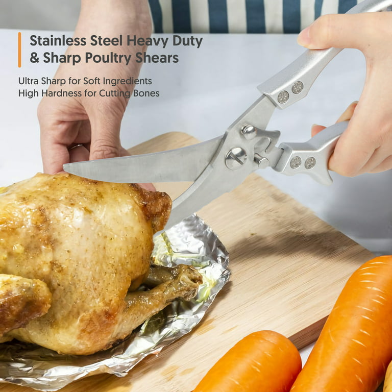 Kitchen Shears Chicken Poultry Scissors Heavy Duty stainless Steel