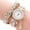 E, variant on Ausyst Watch for Women Ladies Bracelet Watch Ladies Leather Strap Water British Watch Luxu