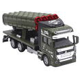 thumbnail image 1 of Véhicule Militaire Jouets d'Armée Camion en Alliage Métallique Porte-Missiles Modèle à Rétrofriction pour Collection, 1 of 9