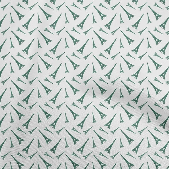 oneOone Cotton Jersey Persian Green Fabric Travel Dress Material Fabric Print Fabric By The Yard 58 Inch Wide