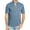 Sky Blue, variant on Mens Knit Polo Shirts Short Sleeve Textured Polo Shirts Sretchy Regular Fit Sky Blue 10(XL)