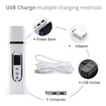 thumbnail image 4 of Qarigey Depurador de piel eléctrico Carga USB Limpieza de poros faciales Espinilla Eliminación de acné Peeling Espátula Dispositivo de Protección de la piel Negro Qarigey  CE013868-02B, 4 of 6