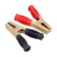 thumbnail image 3 of Coche, 2 Piezas 1000A Abrazaderas De Batería De Coche Cobre Puro Rojo Negro Prueba Eléctrica Conector De Clips De Carga Automática OTVIAP 1000A Battery Clamp, 3 of 8