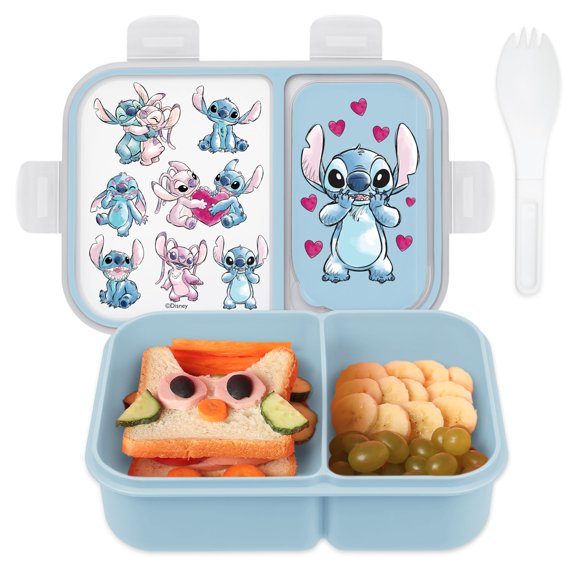 Lonchera Bento Box Disney a prueba de fugas para niños con diseño de Mickey Minnie
