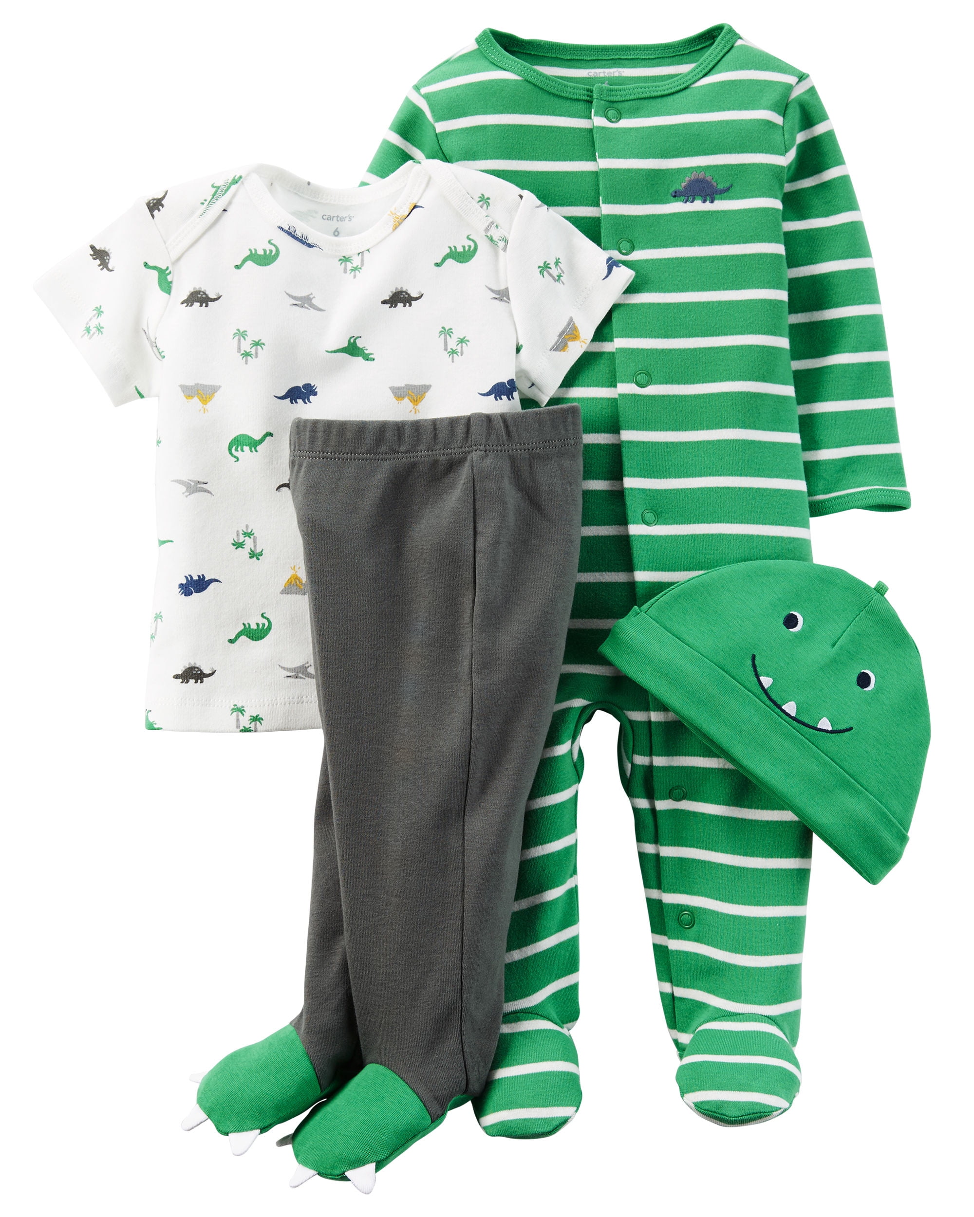 Carter's Carter's Baby Boys' 4 Pc Set Dinosaur