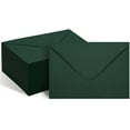TRAHOO50 Packs of A7 Envelopes for Invitation, Green 5x7 Envelopes