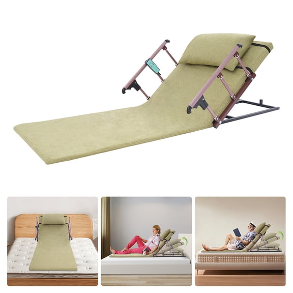 Miumaeov Electric Lifting Bed Backrest For Elderly Adjustable Bed Sitting Back Rest with Foldable Guardrails