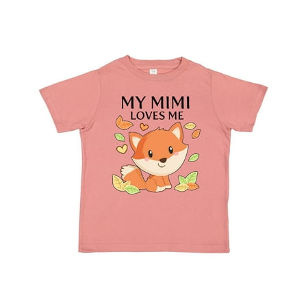 

Inktastic My Mimi Loves Me- Little Fox Gift Toddler Boy or Toddler Girl T-Shirt
