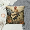 thumbnail image 2 of MLJA Farm Rooster Pillow Covers with Welcome to Quote Print Pillow Cases for Farmhouse Décor Housewarming Gifts Cushion Cover, 2 of 5