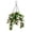 Pink, variant on HAHUT 15" Crepe Myrtle Artificial Hanging Baskets, Artificial Hanging Flowers Planters for Patio Garden Porch Deck Spring Summer Decor (Purple)