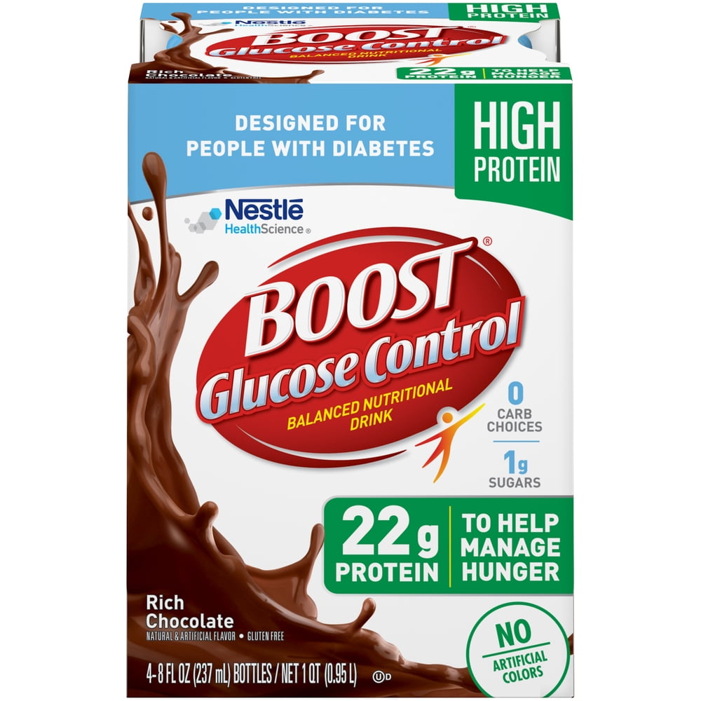 Boost Glucose Control High Protein Nutritional Drink Rich Chocolate 8