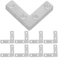 thumbnail image 3 of Bed Flat Bracket Heavy Duty L Bracket For Cabinet Stability 36Set, 3 of 4