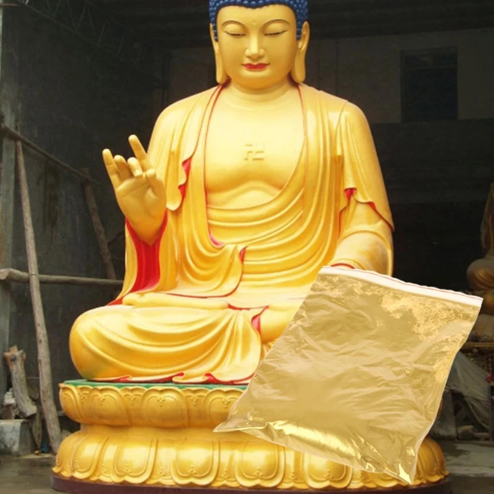 FVDPWYE Mica Pigment for Candle Resin Gold 1200Mesh