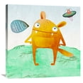thumbnail image 1 of Global Gallery Skip Teller,'Alien Friend Number 4' Stretched Canvas Artwork, 1 of 3