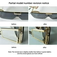 thumbnail image 4 of Oversized One Lens Goggle Sunglasses Retro Men Women Shades UV400 Vintage Glasses, 4 of 4