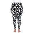 thumbnail image 4 of White Mark Women's Plus Size Super Soft Cat Print Leggings, 4 of 4