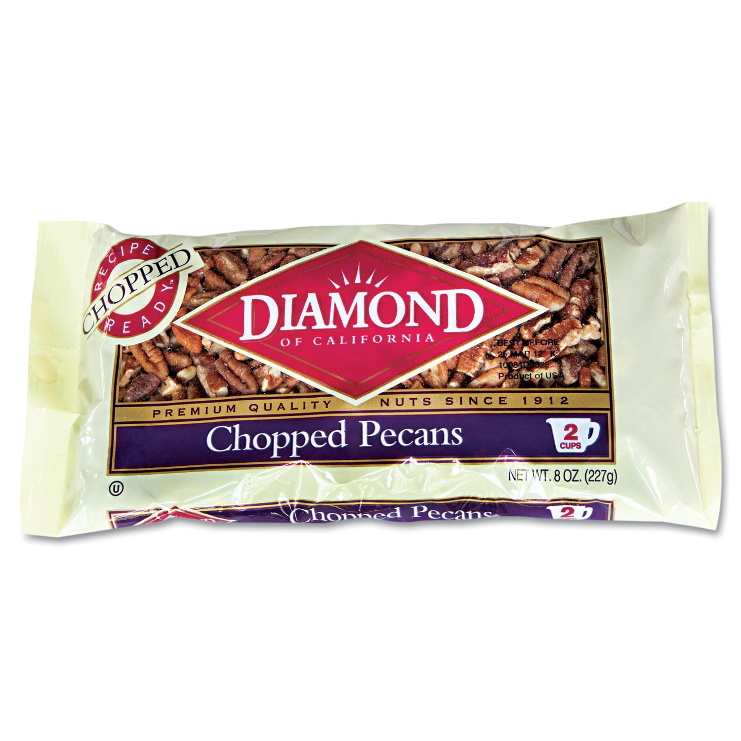 Diamond of California Chopped Pecans, 8oz Bag by Diamond Foods
