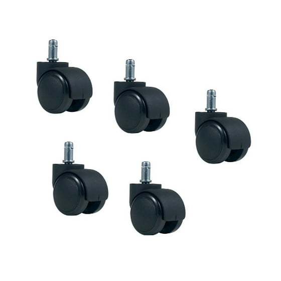 Set Of 5 Shepherd Office Chair Casters Urethane For Hardwood Floors