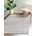 thumbnail image 2 of Rugs.com Moroccan Trellis Collection Rug – 10' x 13' Gray Medium Rug Perfect For Living Rooms, Large Dining Rooms, Open Floorplans, 2 of 7