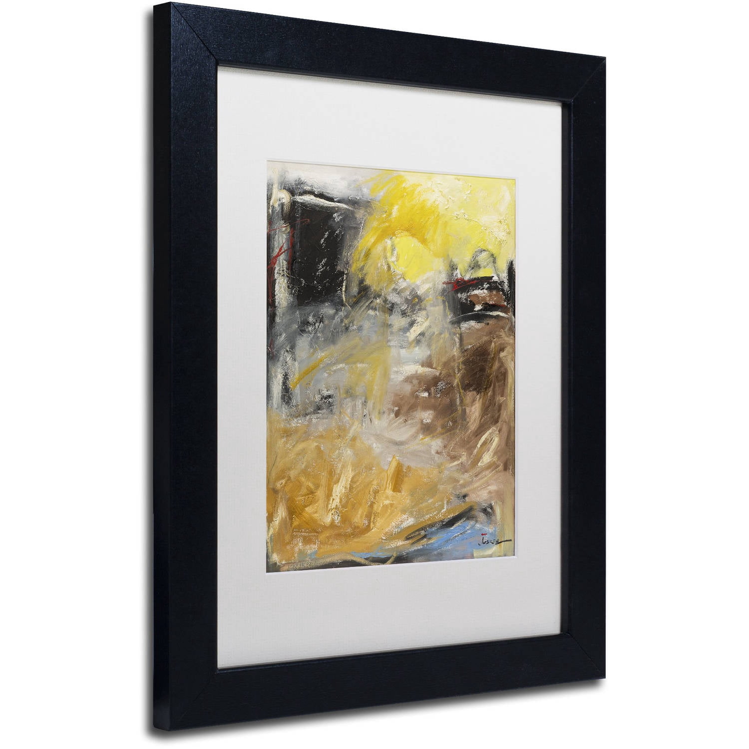 Trademark Fine Art "Minh'alma" Canvas Art by Joarez, White Matte, Black Frame
