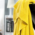 thumbnail image 7 of PiccoCasa Cotton Knitted Throw Blanket for Sofa Couch, Yellow 50" x 70", 7 of 7