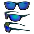 thumbnail image 7 of Raze Eyewear J-Frame Sunglasses for Men & Women Black-Blue Frame with Green- Blue Lenses Shatterproof Durable for Sports & Outdoor Adventures, 7 of 7