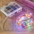 thumbnail image 2 of NITIDSKY 100 LED Battery Operated Fairy Lights with Remote Christmas String Lights Multicolor,4 Pack, 2 of 7