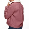 thumbnail image 6 of Sakmal Barn Coats Womens Corduroy Pink Fleece Jacket Trendy Women Jackets Fall S, 6 of 7