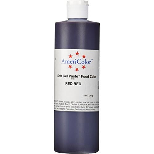 Americolor Red Red Soft Gel Paste 13.5 Ounces