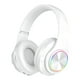 thumbnail image 1 of Auriculares supraaurales plegables con LED blanco con Bluetooth 5.0, subwoofer, micrófono integrado, llamada inalámbrica, cancelación de ruido estéreo, almohadillas suaves para las orejas, 1 of 4