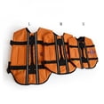 thumbnail image 3 of Dog Life Jackets  Pet Floatation Life Vest For Small  Middle  Large Size Dogs  Adjustable Ripstop  Dog Lifesaver Preserver Swimsuit For Water Safety At The Pool  Beach  Boating Orange S, 3 of 6